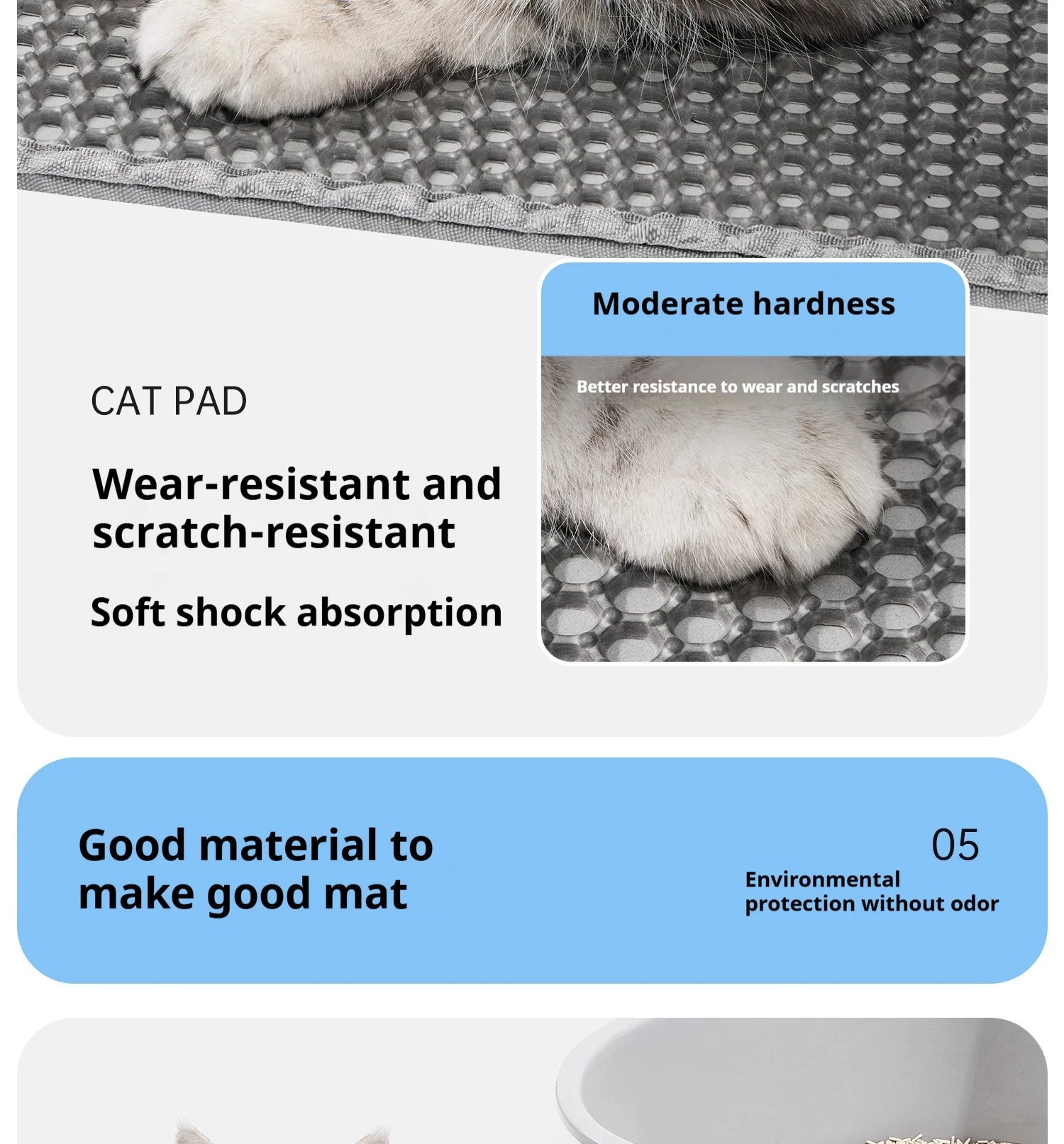 EVA Double-Layer Cat Litter Mat