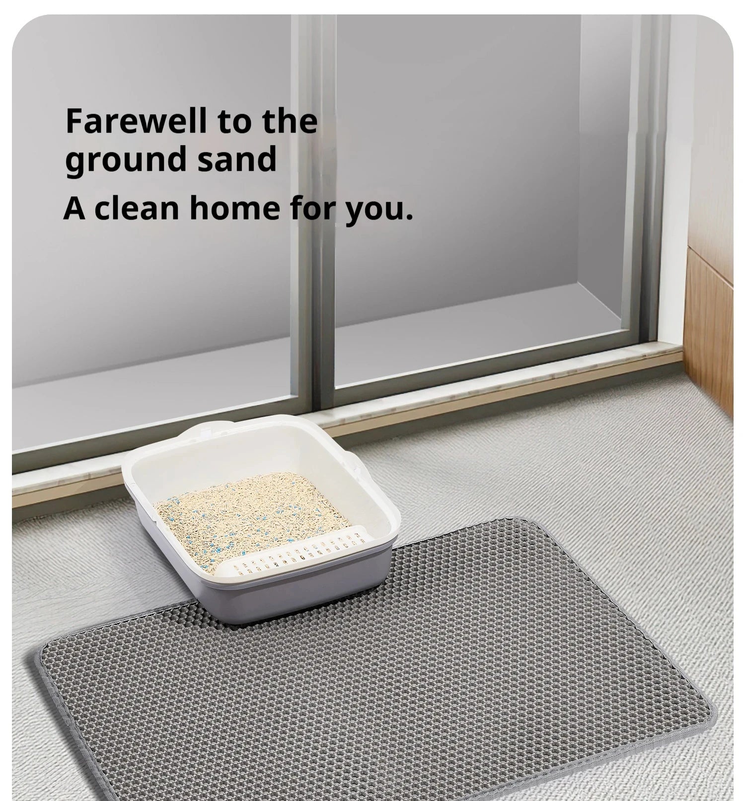 EVA Double-Layer Cat Litter Mat