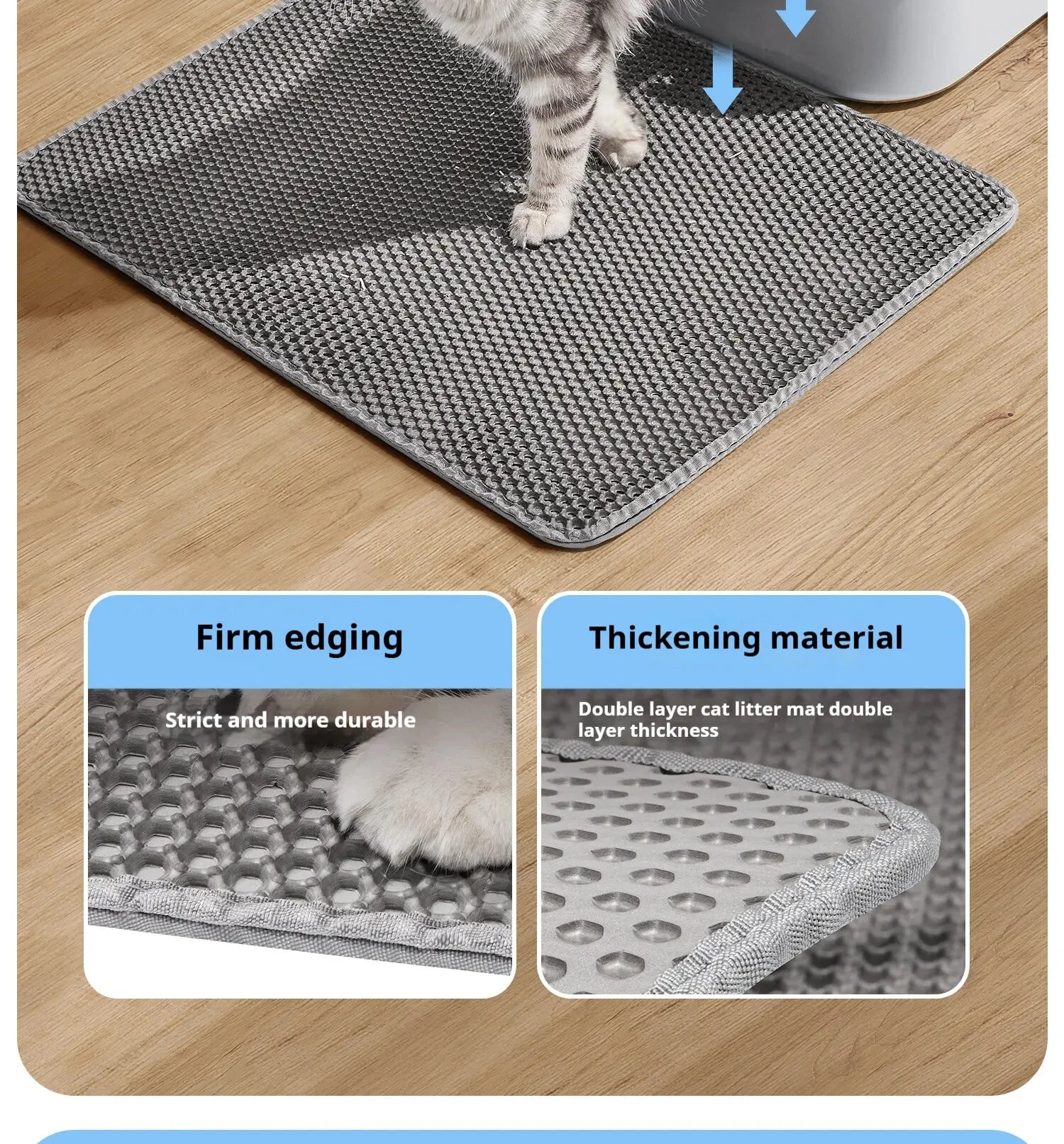 EVA Double-Layer Cat Litter Mat