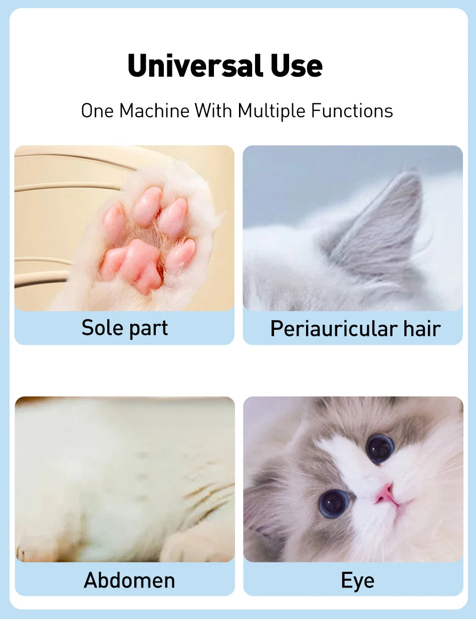 ROJECO 3-in-1 Pet Hair Trimmer