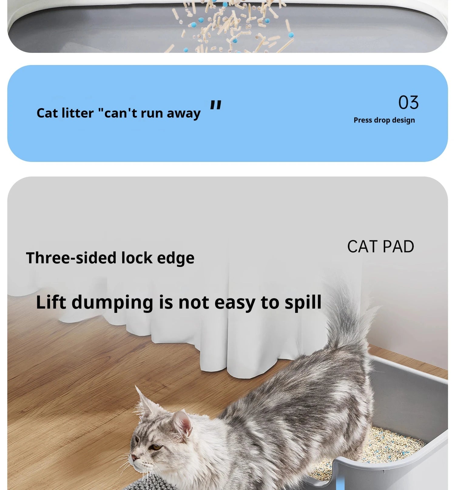 EVA Double-Layer Cat Litter Mat